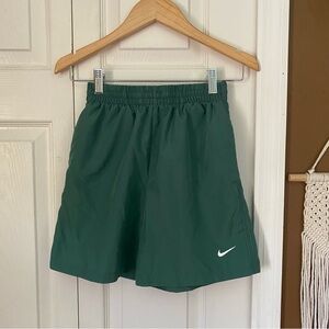 Nike Teal Green Athletic Shorts with White Swoosh / Size Boys M